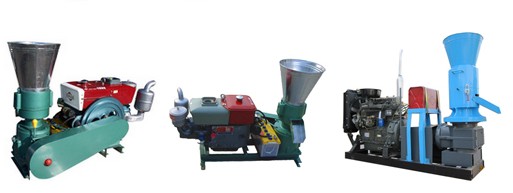 diesel wood pellet press