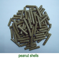 peanut shells pellet