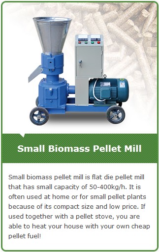 small mobile wood pellet mill